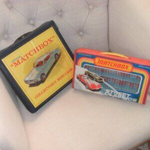 LOT 2 Vintage LESNEY Official MATCHBOX Car COLLECTOR'S CASE No 8 1967 & 1979